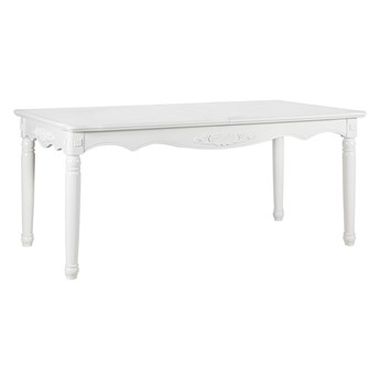 Stół rozkładany biały Abigail, 190x100 cm
