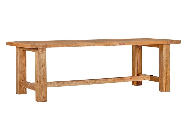 Stół drewniany Party, 240x100 cm Drewno Sosna Wysokość 76 cm Styl Skandynawski