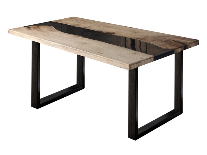 Stół drewniano epoxydowy 2464-Y 180x76x90 cm drugi gatunek Długość 180 cm Szerokość 76 cm Drewno Stal Kategoria Stoły kuchenne
