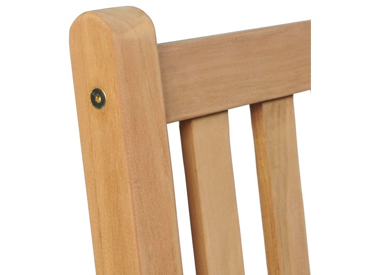 vidaXL Krzesła ogrodowe, 4 szt., czarne poduszki, drewno tekowe Krzesło z podłokietnikami Tworzywo sztuczne Styl Rustykalny