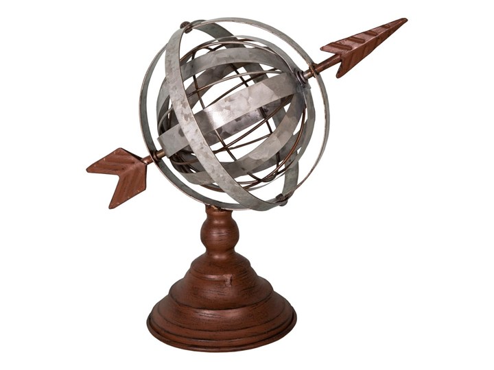Globus dekoracyjny Antic Line Globe, ø 12,5 cm Globusy Kategoria Figury i rzeźby