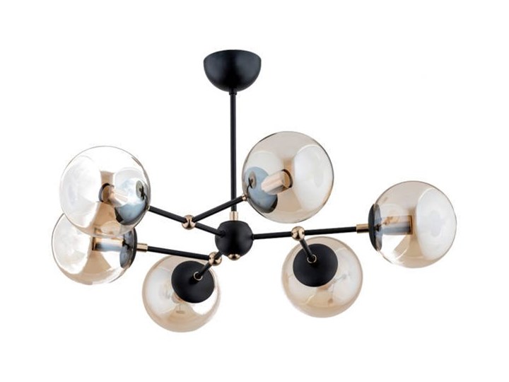 Nowoczesna lampa sufitowa ITORIS OP. OŚW. 6 PŁ Metal Lampa z kloszem Pomieszczenie Kuchnia Stal Pomieszczenie Salon