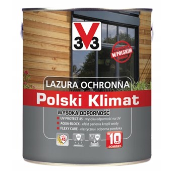 Lazura V33 Polski Klimat 10 Lat Antracyt 5l