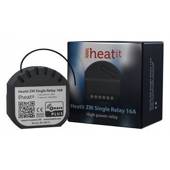 Heatit ZM Single Relay przełącznik 16A Z-wave