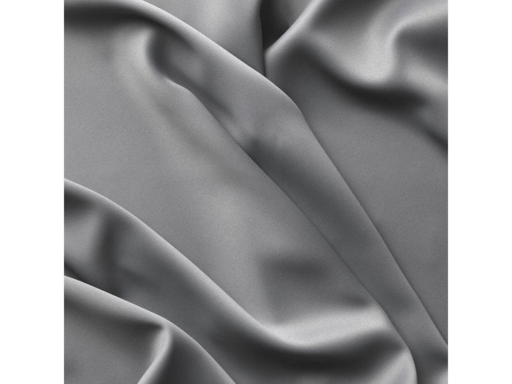 IKEA MAJGULL Zasłony zaciemniające, para, Szary, 145x300 cm Bawełna Zasłona zaciemniająca Mocowanie