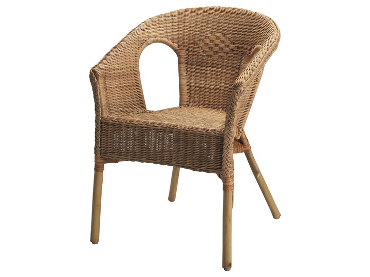 IKEA AGEN Krzesło, rattan/bambus, Szerokość: 58 cm Drewno Tworzywo sztuczne Metal Styl Nowoczesny Kategoria Krzesła ogrodowe