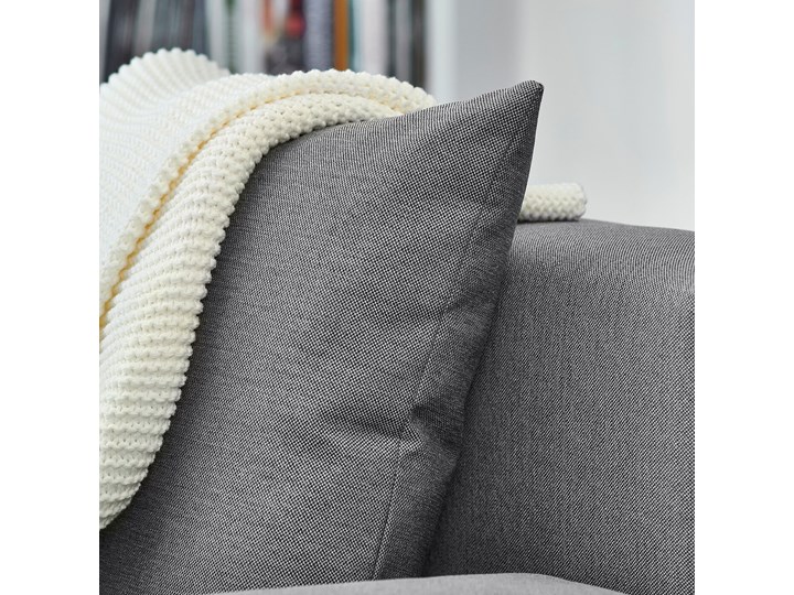 IKEA ANGSTA Rozkładana sofa 3-osobowa, z szezlongiem szary, Wysokość łóżka: 42.5 cm Prawostronne Liczba miejsc Dwuosobowy