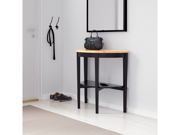 IKEA ARKELSTORP Stolik podokienny, czarny, 80x40x75 cm Rozmiar blatu 75x80 cm Drewno Kategoria Stoliki i ławy
