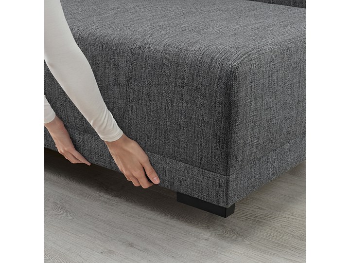 IKEA ARVIKEN Rozkładana sofa 3-osobowa, szary Wielkość Trzyosobowa