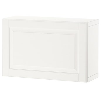 IKEA BESTÅ Szafka z drzwiczkami, Biały/Smeviken biały, 60x22x38 cm