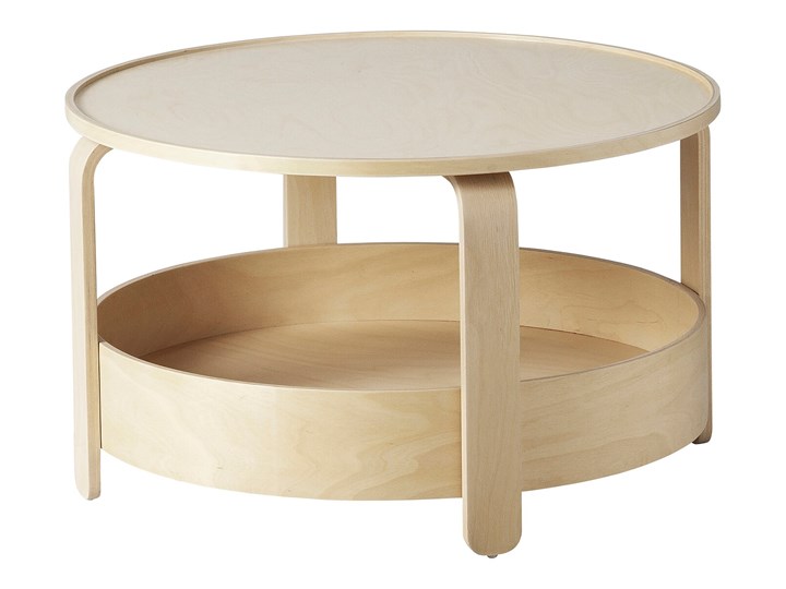 IKEA BORGEBY Stolik kawowy, okl brzoz, 70 cm Kategoria Stoliki i ławy Płyta meblowa Kolor Beżowy