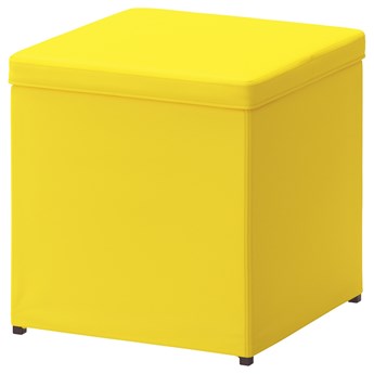 IKEA BOSNÄS Podnóżek ze schowkiem, Ransta żółty, Długość: 36 cm