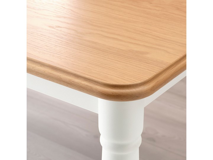 IKEA DANDERYD / INGOLF Stół i 4 krzesła, okl dęb biały/Hallarp beżowy, 130x80 cm Kategoria Stoły z krzesłami Pomieszczenie Jadalnia