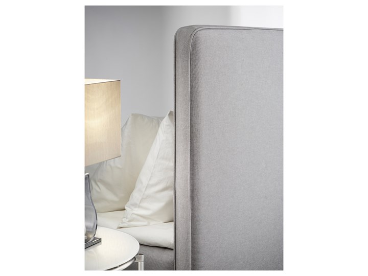 IKEA DUNVIK Łóżko kontynentalne, 160x200 cm Styl Klasyczny Kategoria Łóżka do sypialni