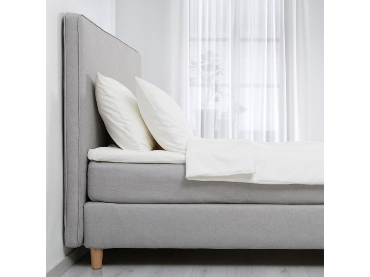 IKEA DUNVIK Łóżko kontynentalne, 160x200 cm Kategoria Łóżka do sypialni Kolor Szary
