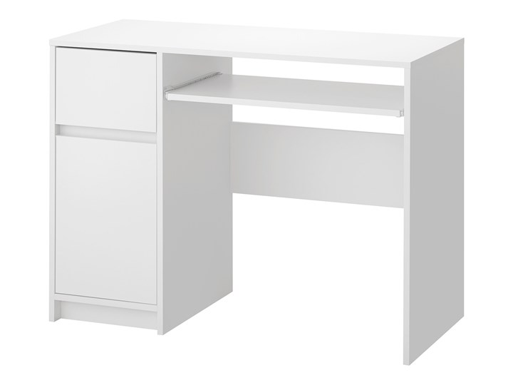 IKEA EJLER Biurko, biały, 100x45 cm Szerokość 100 cm Płyta MDF Pomieszczenie Biuro Kategoria Biurka