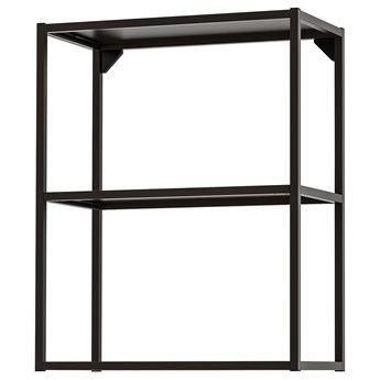 IKEA ENHET Korpus szafki z półkami, Antracyt, 60x30x75 cm