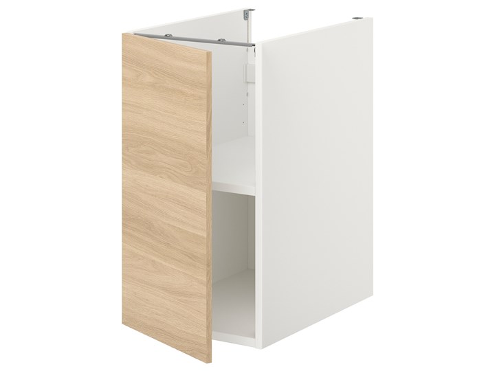 IKEA ENHET Sza st z pół/drzw, biały/imit. dębu, 40x62x75 cm