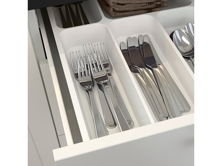 IKEA ENHET Szafka stojąca/3 szuflady, biały/biały rama, 80x62x75 cm Szafka dolna Płyta MDF Kategoria Szafki kuchenne