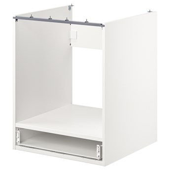 IKEA ENHET Szafka stojąca na piekarnik z szufl, biały, 60x60x75 cm
