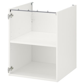 IKEA ENHET Szafka stojąca z półką, biały, 60x60x75 cm