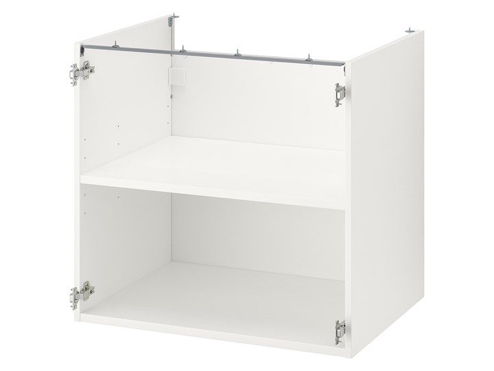 IKEA ENHET Szafka stojąca z półką, biały, 80x60x75 cm