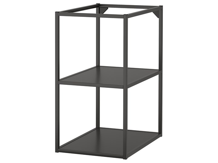 IKEA ENHET Szafka stojąca z półkami, antracyt, 40x60x75 cm Szafka dolna Kategoria Szafki kuchenne Kolor Czarny