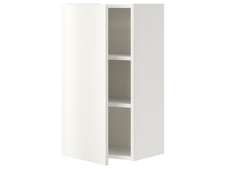 IKEA ENHET Szafka wisząca 2półki/drzwi, biały, 40x32x75 cm