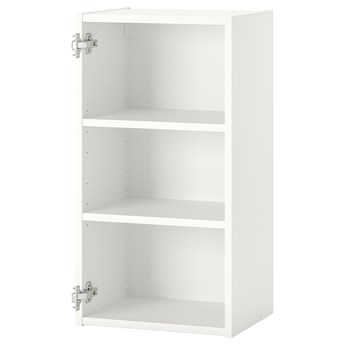 IKEA ENHET Szafka wisząca z 2 półkami, biały, 40x30x75 cm