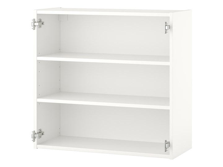 IKEA ENHET Szafka wisząca z 2 półkami, biały, 80x30x75 cm