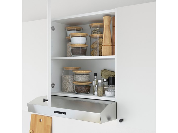 IKEA ENHET Szafka wisząca z w półką, biały, 60x30x60 cm Płyta MDF Kategoria Szafki kuchenne