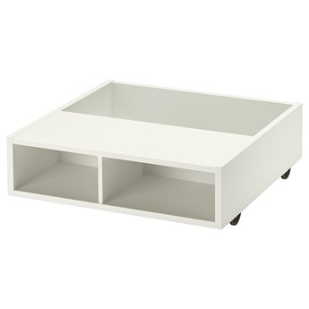 IKEA FREDVANG Pojemnik pod łóżko/stolik nocny, biały, 59x56 cm