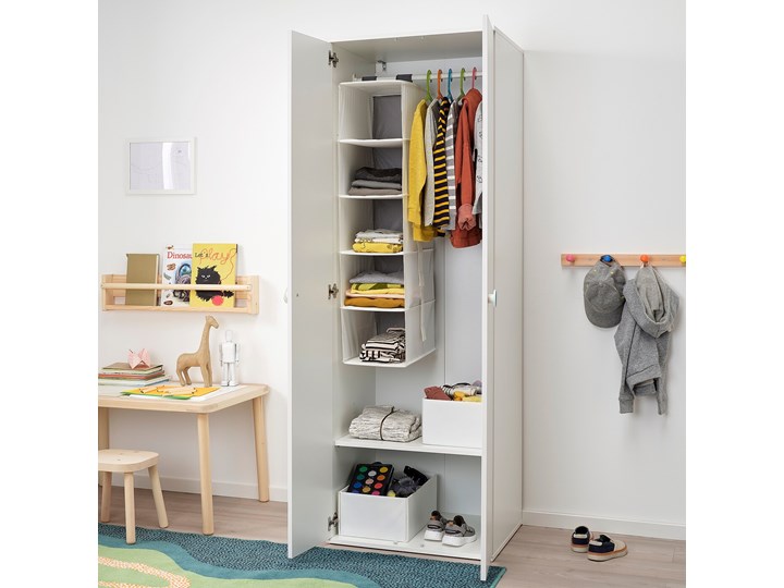 IKEA GODISHUS Szafa, biały, 60x51x178 cm Kategoria Szafy do garderoby