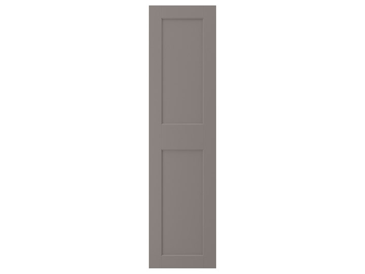 IKEA GRIMO Drzwi z zawiasami, szary, 50x195 cm