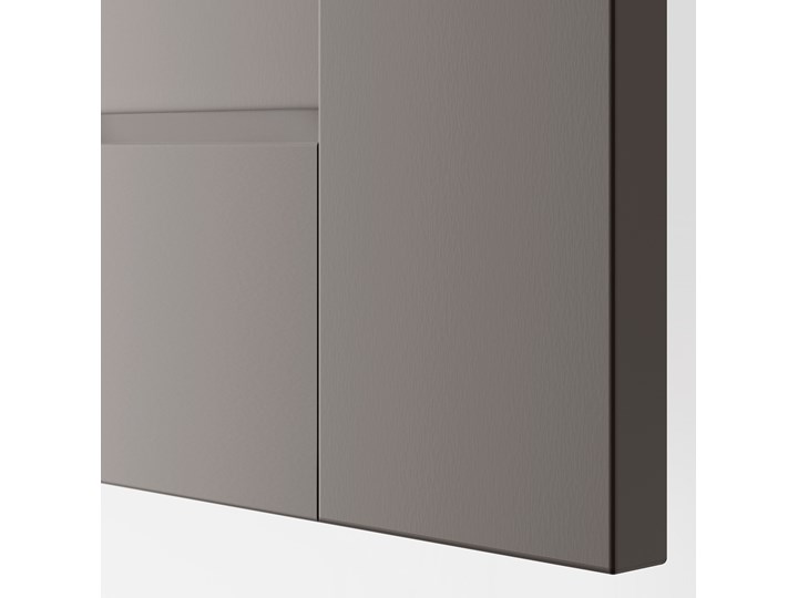 IKEA GRIMO Drzwi z zawiasami, szary, 50x195 cm Kategoria Akcesoria meblowe do garderoby