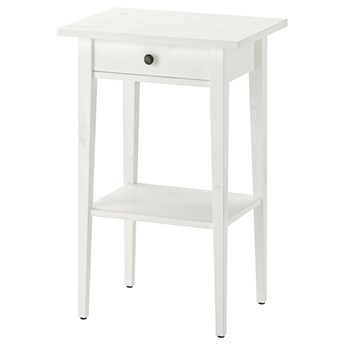 IKEA HEMNES Stolik nocny, biała bejca, 46x35 cm