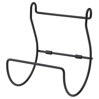 IKEA HULTARP Uchwyt na ręczniki, Czarny, Szerokość: 14.5 cm