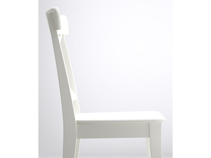 IKEA INGOLF Krzesło, Biały, Przetestowano dla: 110 kg Drewno Szerokość 43 cm Głębokość 52 cm Wysokość 91 cm Styl Prowansalski