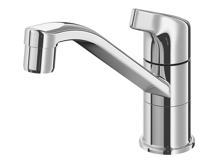 IKEA KALLSJÖN Bateria sztorcowa, chrom, Długość: 18 cm Bateria stojąca Kolor Srebrny