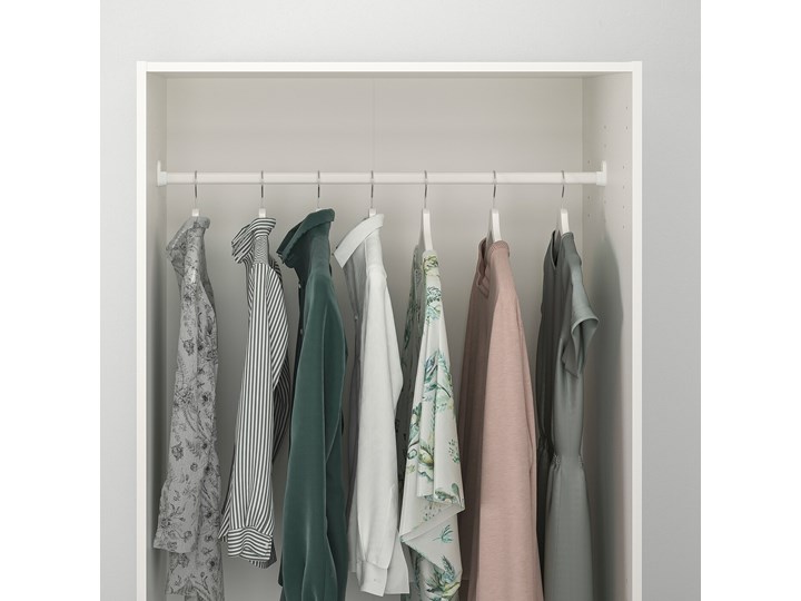 IKEA KLEPPSTAD Szafa/2 drzwi, biały, 79x176 cm Kategoria Szafy do garderoby