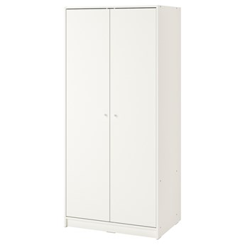 IKEA KLEPPSTAD Szafa/2 drzwi, biały, 79x176 cm