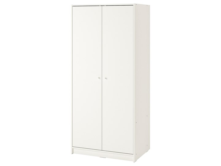 IKEA KLEPPSTAD Szafa/2 drzwi, biały, 79x176 cm Kategoria Szafy do garderoby