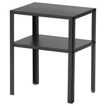 IKEA KNARREVIK Stolik nocny, Czarny, 37x28 cm