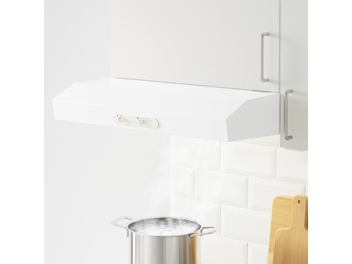 IKEA KNOXHULT Kuchnia narożna, biały, 243x164x220 cm Kategoria Zestawy mebli kuchennych Kolor Beżowy