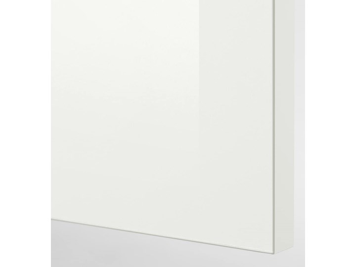 IKEA KNOXHULT Kuchnia, połysk biały, 220x61x220 cm Zestawy gotowe Kategoria Zestawy mebli kuchennych