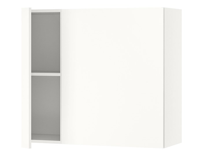 IKEA KNOXHULT Szafka ścienna z drzwiami, biały, 120x75 cm Szafka wisząca Płyta MDF Kategoria Szafki kuchenne
