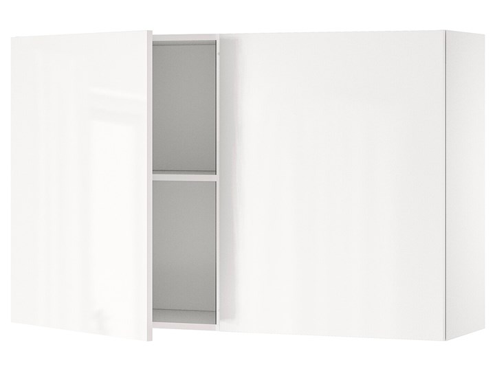 IKEA KNOXHULT Szafka ścienna z drzwiami, połysk biały, 120x75 cm Płyta MDF Szafka wisząca Kategoria Szafki kuchenne