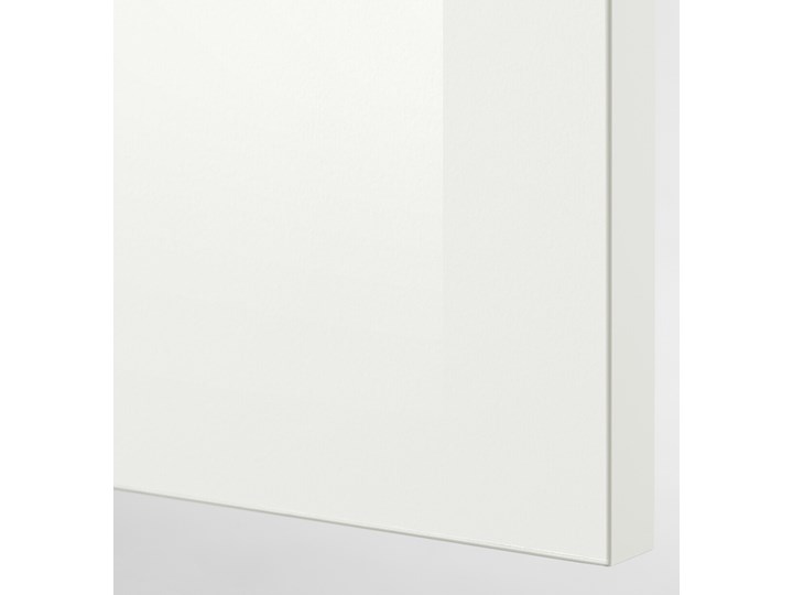 IKEA KNOXHULT Szafka ścienna z drzwiami, połysk biały, 120x75 cm Szafka wisząca Płyta MDF Kategoria Szafki kuchenne