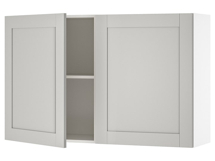 IKEA KNOXHULT Szafka ścienna z drzwiami, szary, 120x75 cm