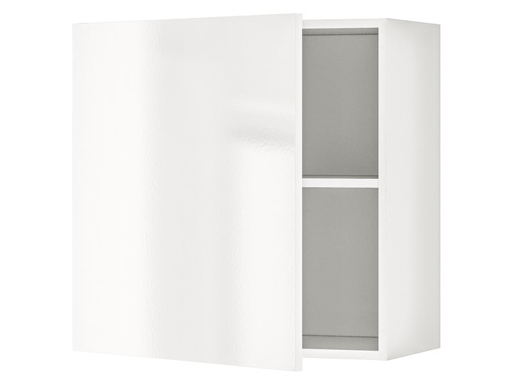 IKEA KNOXHULT Szafka wisząca z drzwiczkami, połysk biały, 60x60 cm Płyta MDF Kategoria Szafki kuchenne